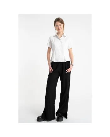 Pantaloni wide leg uni