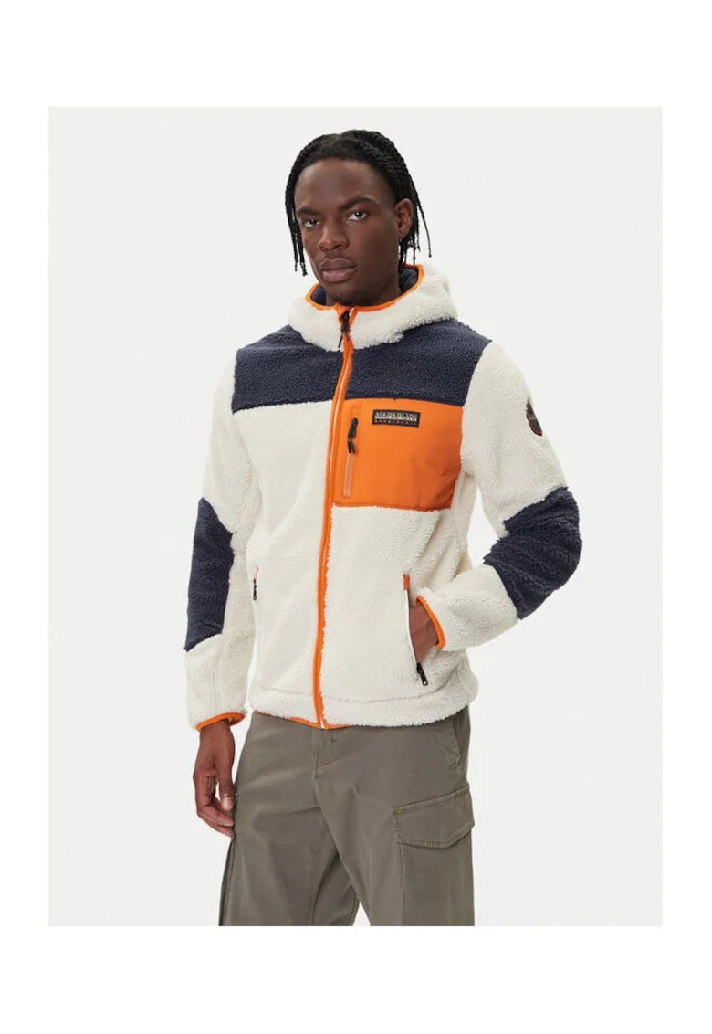 Jacheta barbati  fleece, multicolor,