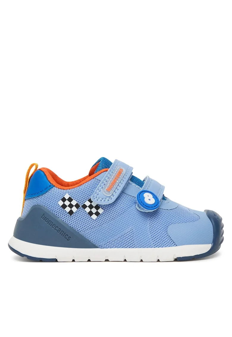 Pantofi sport copii,  textil, albastru, velcro