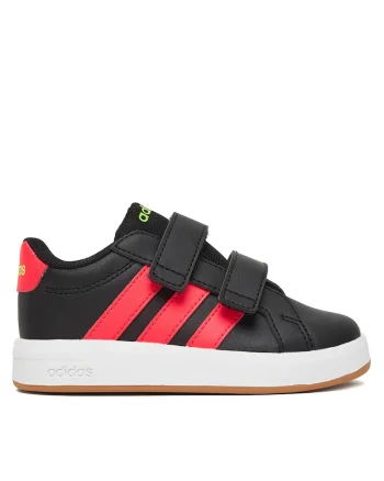 i Fete, Adidas, piele ecologica, negru\rosu