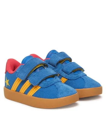 Pantofi sport copii,  velcro, albastru, textil