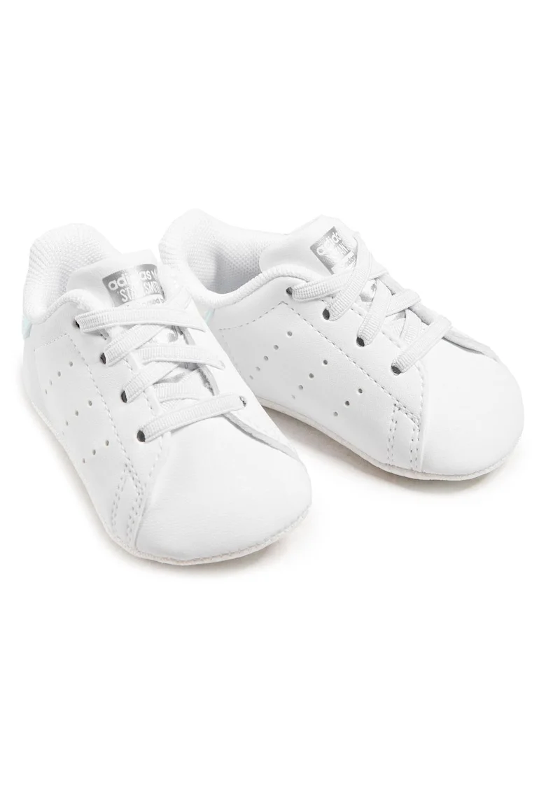 Pantofi sport copii,  Stan Smith, confortabili, alb, piele ecologica,