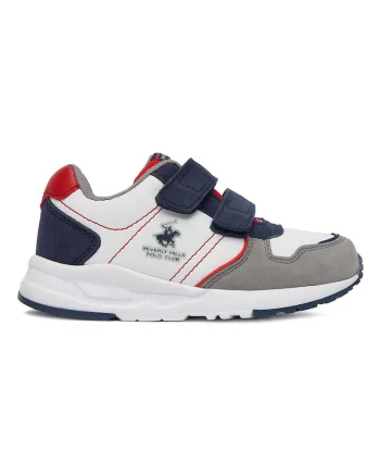 Pantofi sport copii,  confortabili, alb, sintetic si textil