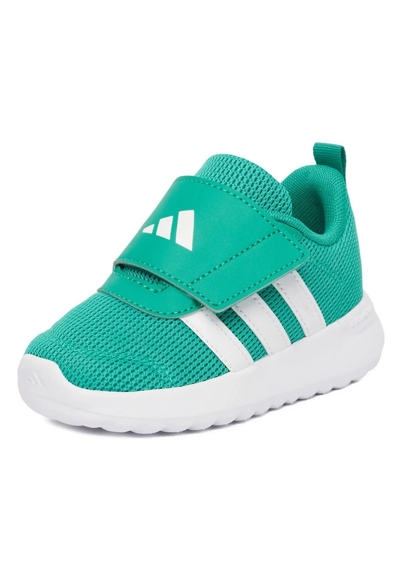 Pantofi sport copii,  inchidere cu arici, verde, textil si sintetic