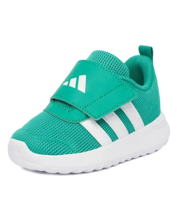 Pantofi sport copii,  inchidere cu arici, verde, textil si sintetic