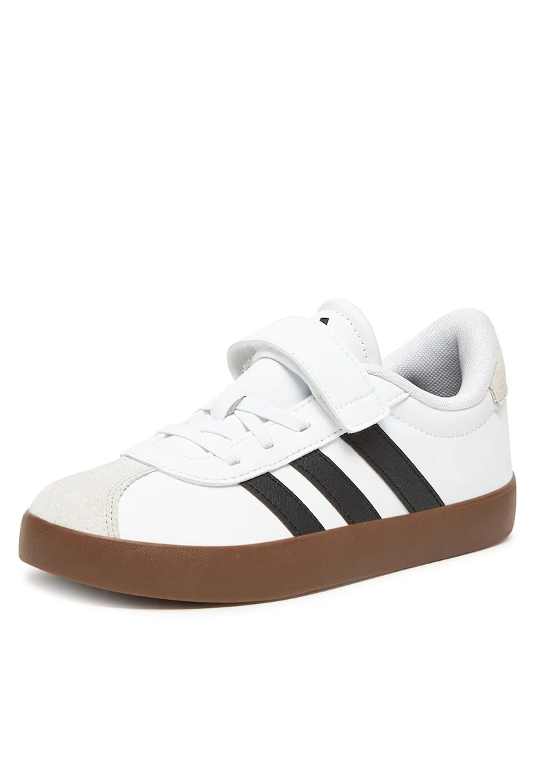 Pantofi sport copii  alb, sintetic, sistem inchidere Velcro