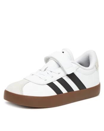 Pantofi sport copii  alb, sintetic, sistem inchidere Velcro