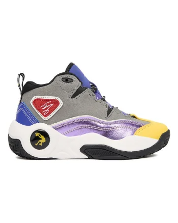 Pantofi sport copii,  piele naturala, gri, stilat, confortabil,