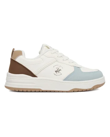 Pantofi sport copii,  fermoar, alb, sintetic