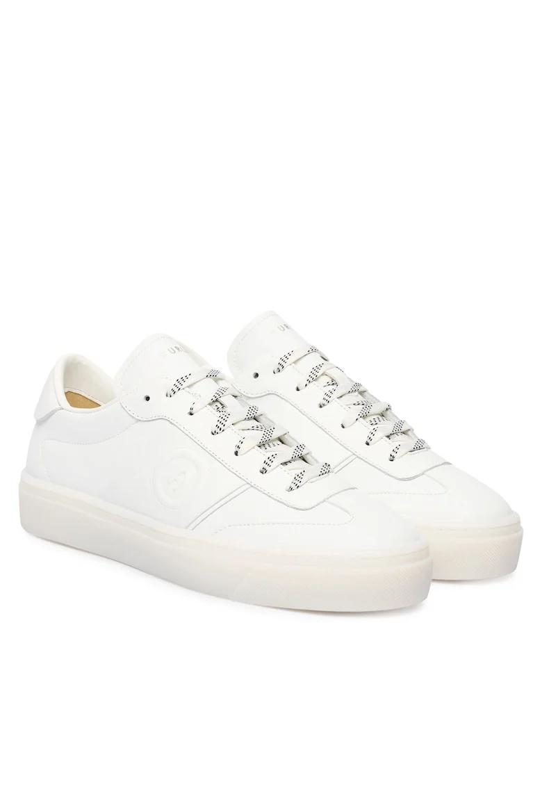 Pantofi dama,  piele naturala, alb, piele naturala, Alb