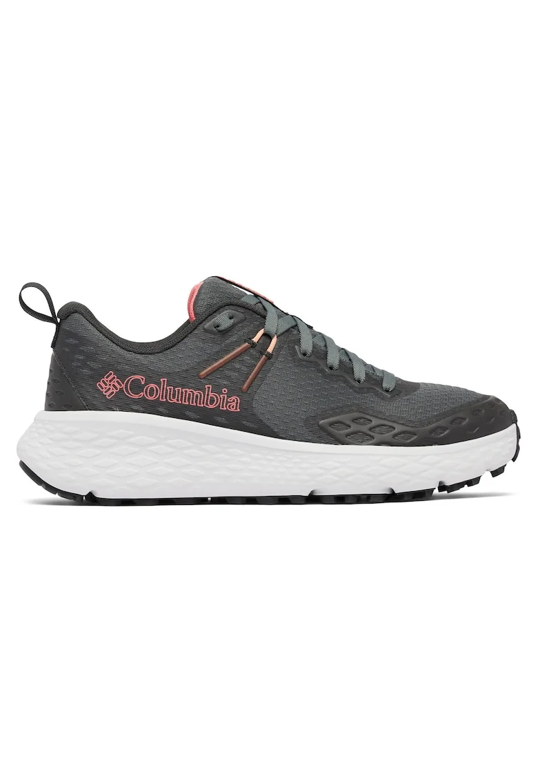 Pantofi sport dama,  trekking, respirabilitate ridicata, gri, material textil