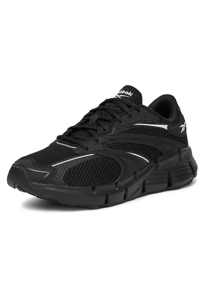 Pantofi sport barbati,  negru, material sintetic si textil