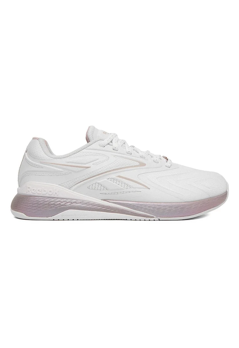 Pantofi sport dama,  material sintetic, alb, brant Ortholite, tehnologie RopePro