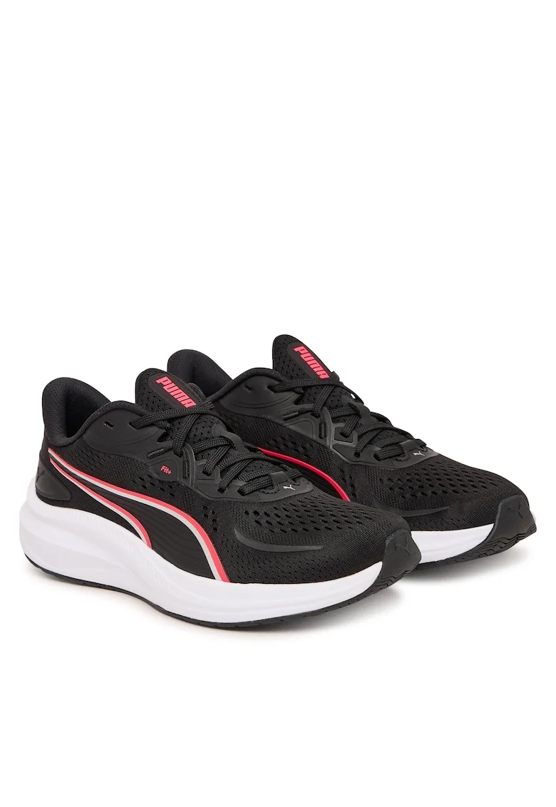 Pantofi sport dama,  negru, material textil,