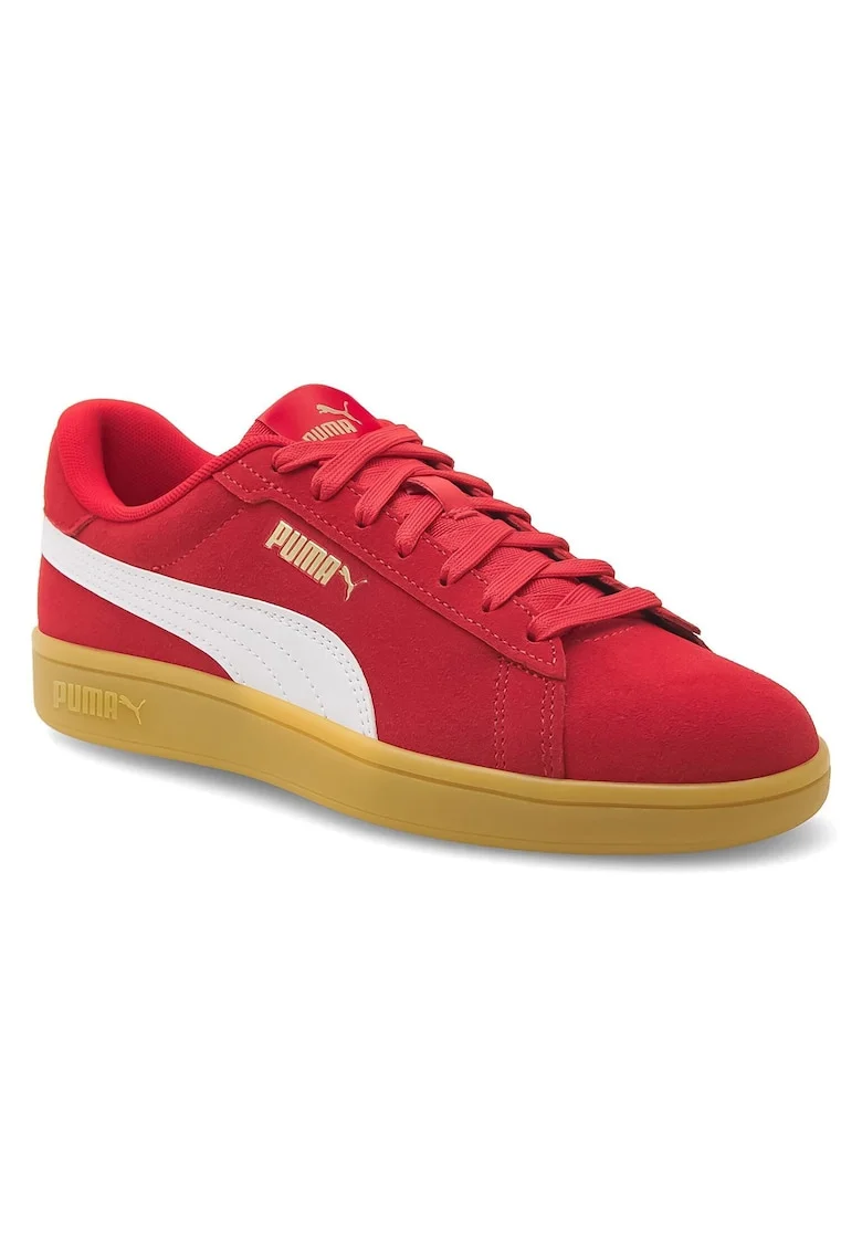 Adidasi unisex,  piele naturala, rosu