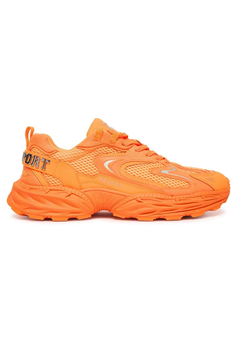 Pantofi sport barbati,  textil, portocaliu