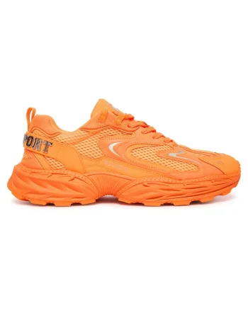 Pantofi sport barbati,  textil, portocaliu