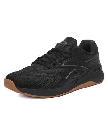Pantofi sport barbati,  negru, material sintetic, pentru fitness