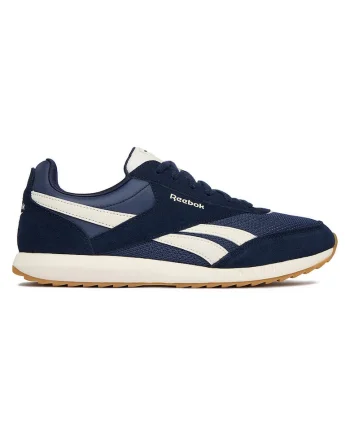 Pantofi sport barbati,  piele intoarsa si textil, alb si albastru, confortabil,
