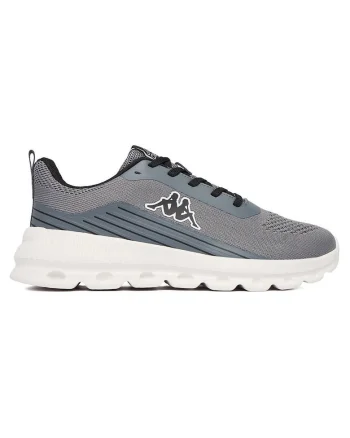 Pantofi sport barbati,  material textil, gri, talpa groasa,