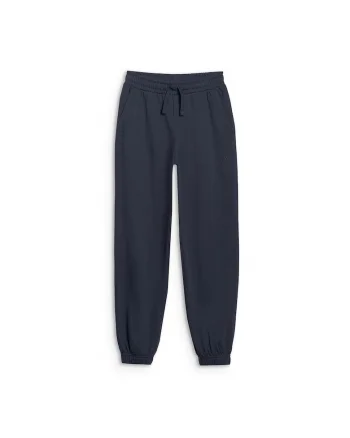 Pantaloni sport  pentru baieti, bleumarin, croiala oversize, material bumbac