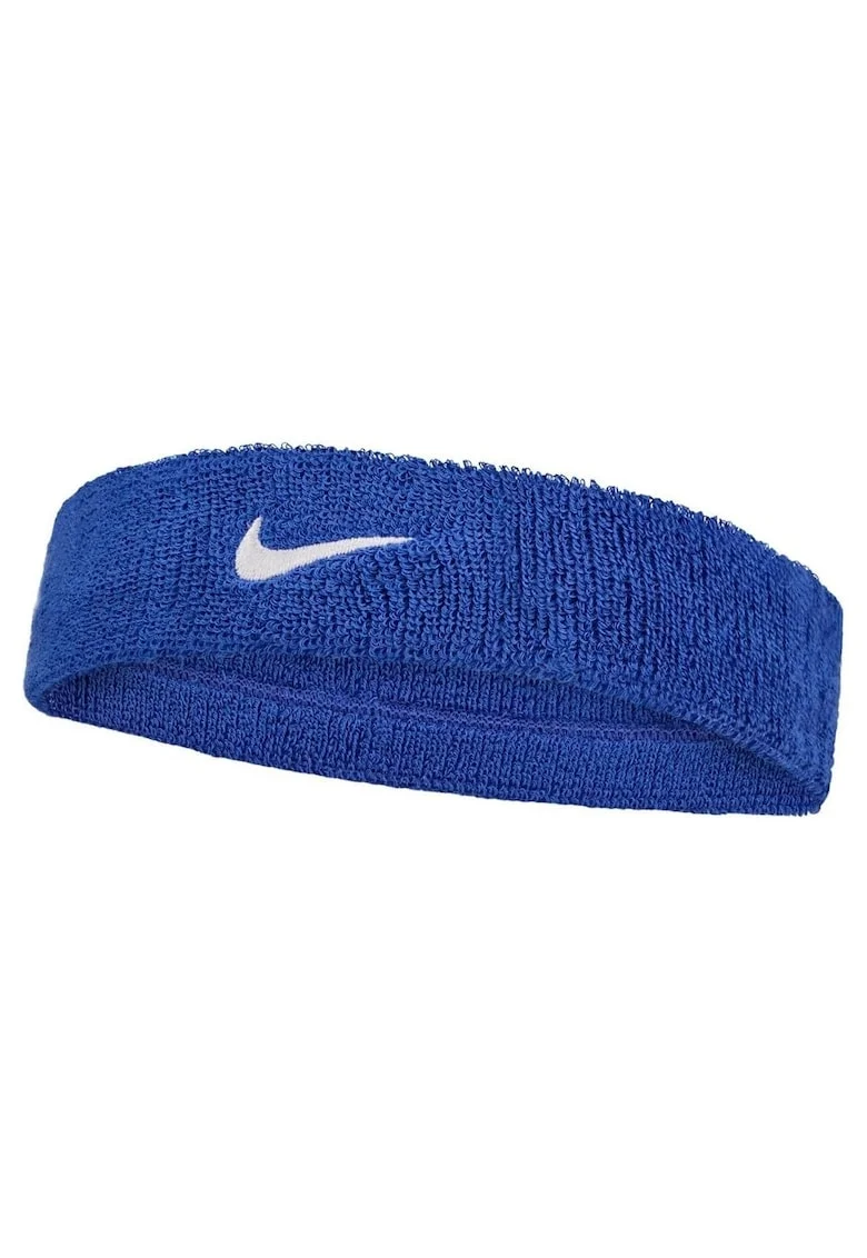 Bentita sportiva  Swoosh, albastra, dimensiune universala, material absorbant