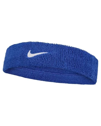 Bentita sportiva  Swoosh, albastra, dimensiune universala, material absorbant