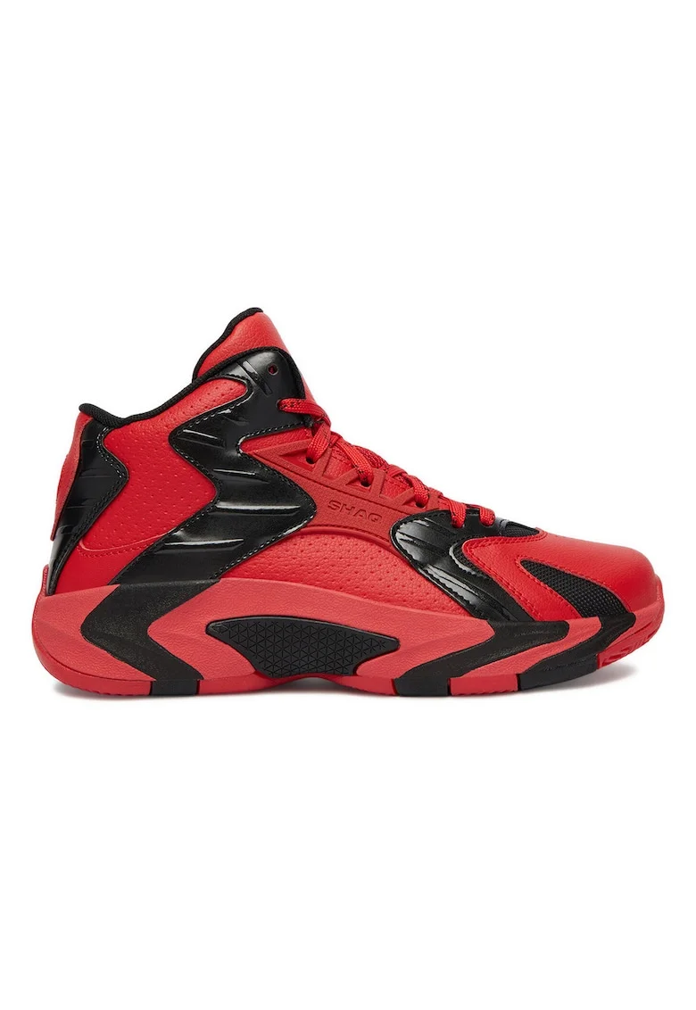 Sneakers Baieti,  piele naturala, rosu,