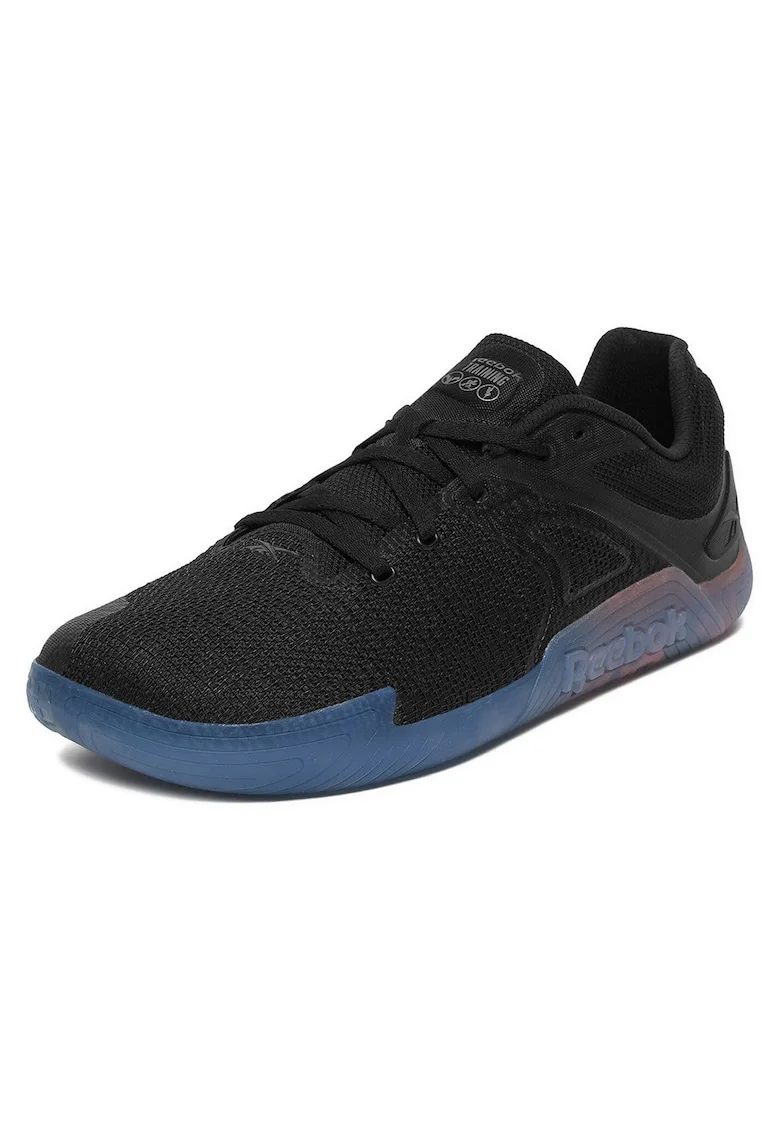 Pantofi sport barbati  negru, textil, Negru