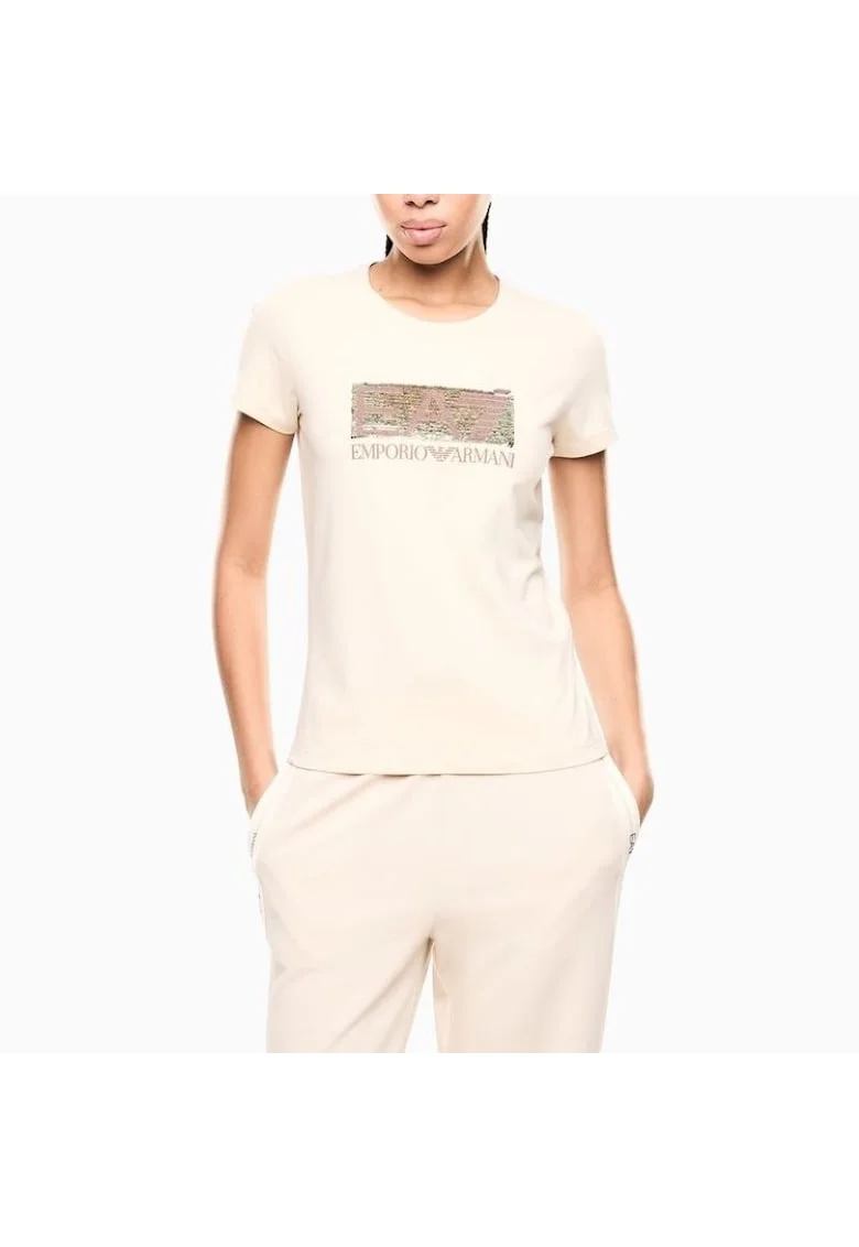 Tricou  TRAIN LOGO SERIES W PAILLETS TEE CROSSOVER-7W001093-AF10373-U1088