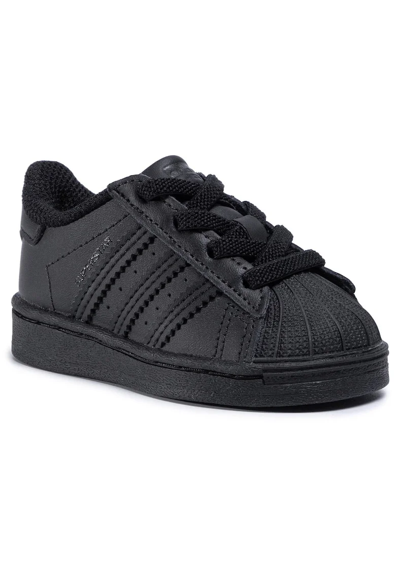 Pantofi sport copii,  FU7716 piele naturala, negru,