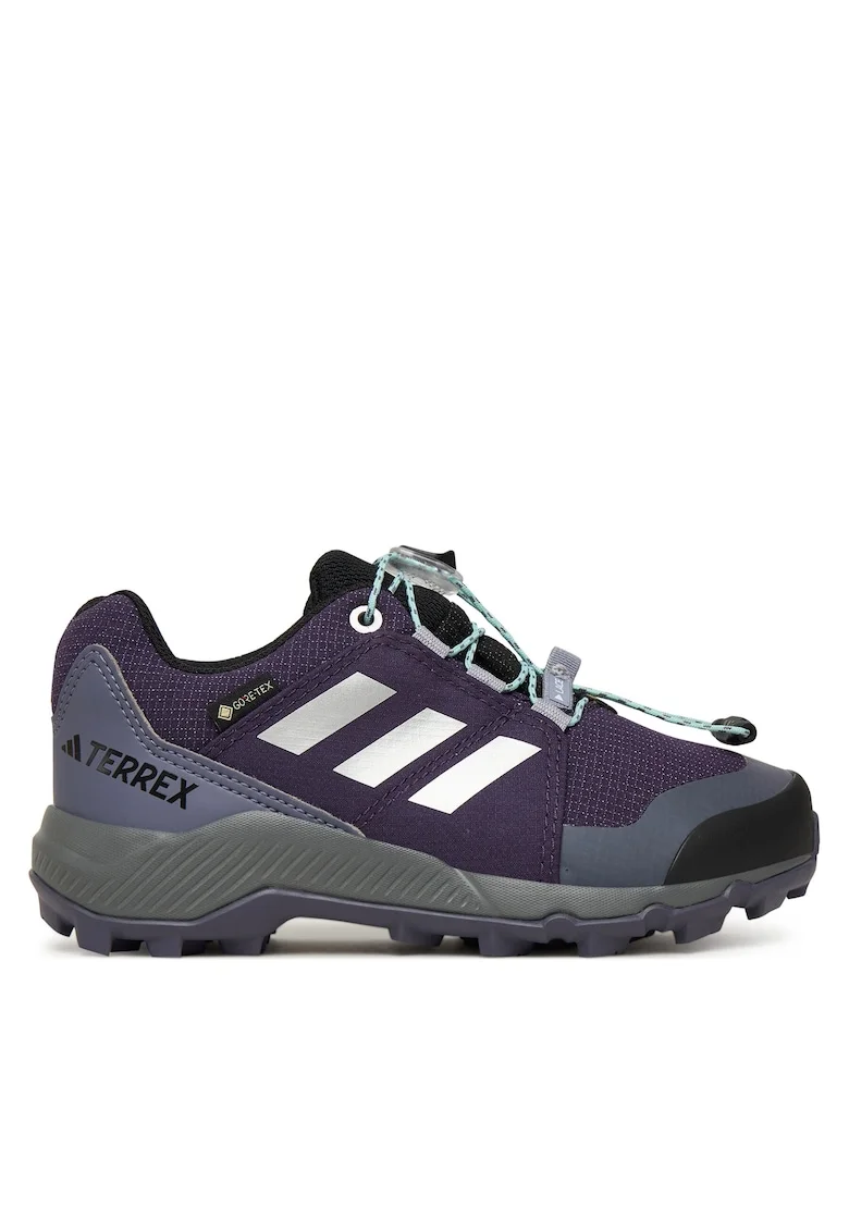 Pantofi sport copii,  Terrex GORE-TEX, trekking, unisex, Aurplu/Silvmt/Seflaq, textil,