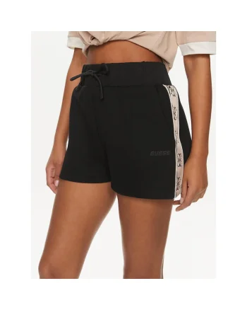 Pantaloni sport dama,  negru, bumbac si poliester reciclat,