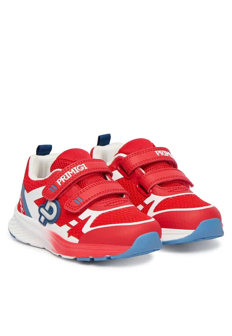 Pantofi sport copii,  velcro, rosu, material textil