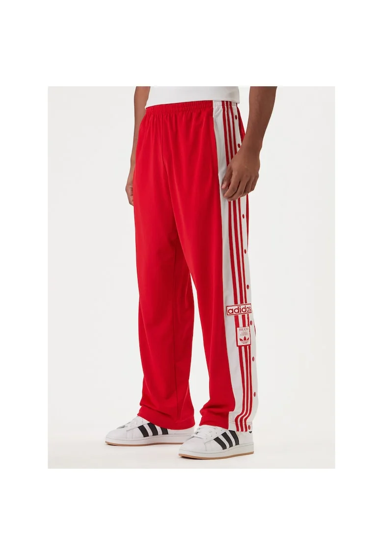 Pantaloni sport barbati,  poliester reciclat, rosu