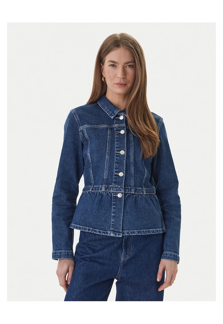 Geaca de blugi Bumbac, Bleumarin, Bleumarin