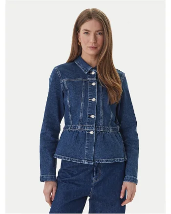 Geaca de blugi Bumbac, Bleumarin, Bleumarin
