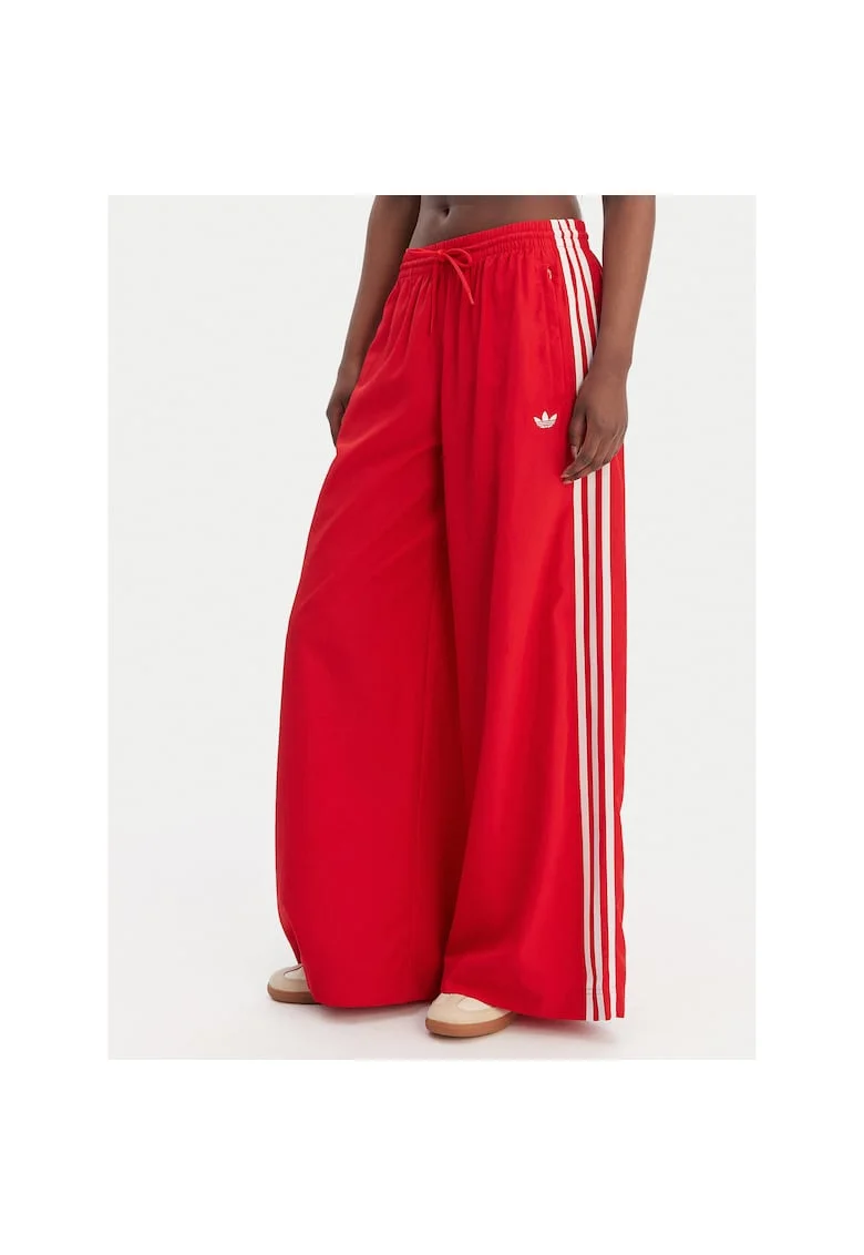 Pantaloni sport dama,  poliester reciclat, rosu,