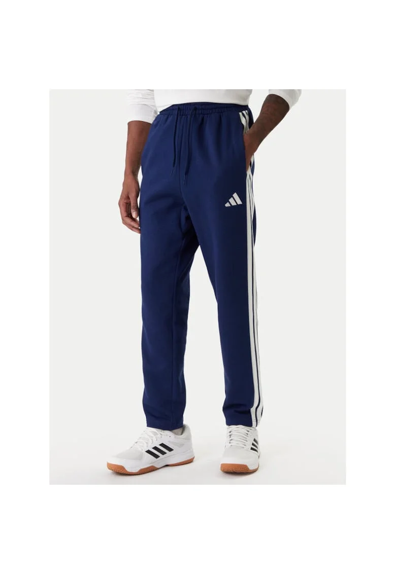 Pantaloni sport barbati,  bleumarin, 55% bumbac, 36% poliester reciclat, 9% viscoza