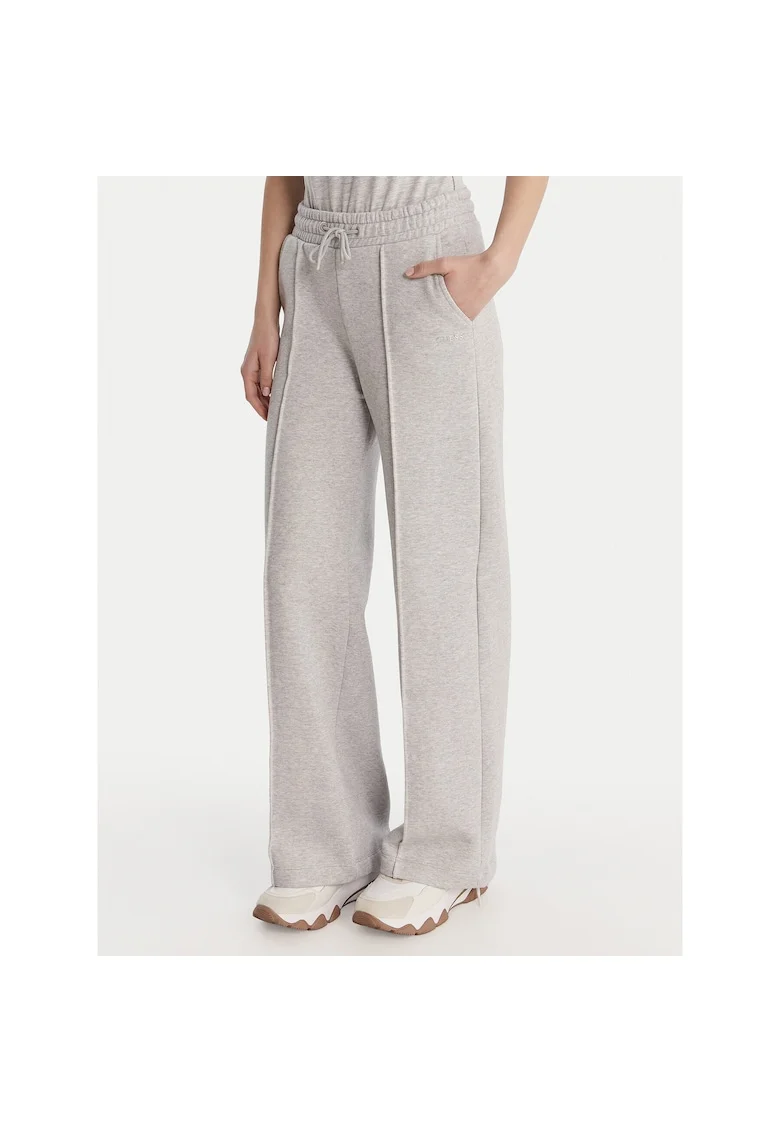 Pantaloni sport dama,  Gri, bumbac 85%