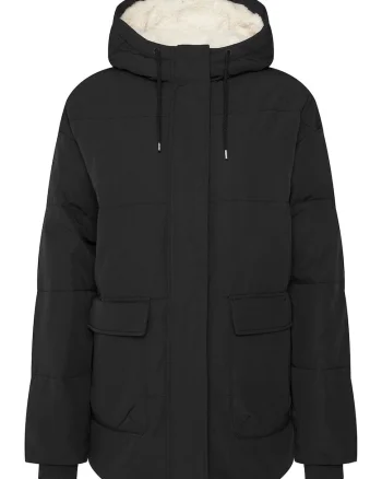 Geaca de iarna Femei,  Poliester, XL INTL, Negru,