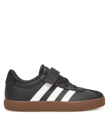 Pantofi sport copii  negru, sintetic, sistem inchidere Velcro,