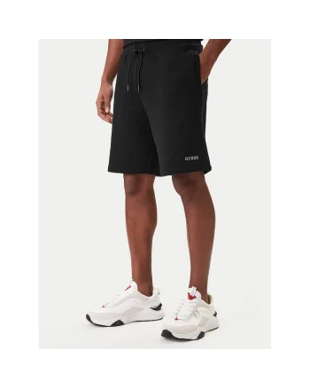 Pantaloni scurti sport Barbati,  Bumbac, Negru