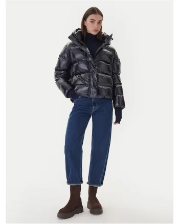 Geaca de iarna pentru femei,  Poliamida, XL INTL, Bleumarin,