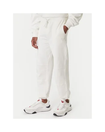 Pantaloni de trening barbati,  bumbac organic, alb,