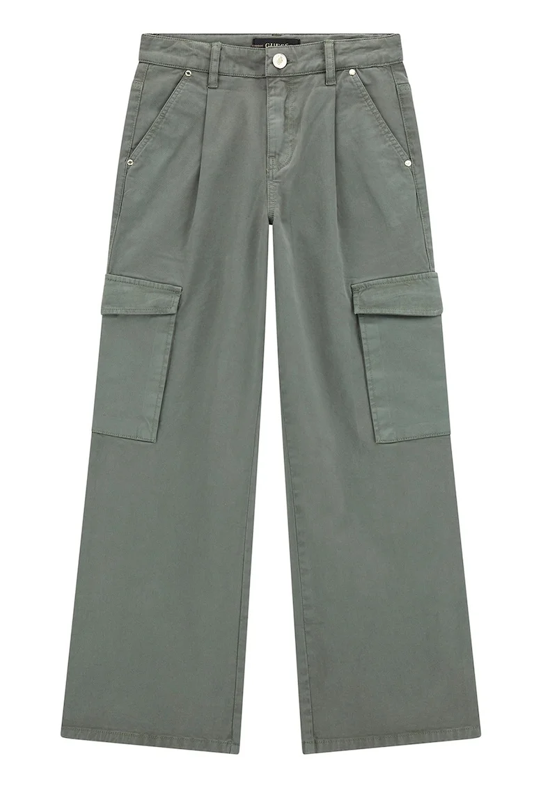 Pantaloni cargo ampli, Kaki
