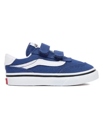 Pantofi sport copii,  albastru, velcro, tesatura