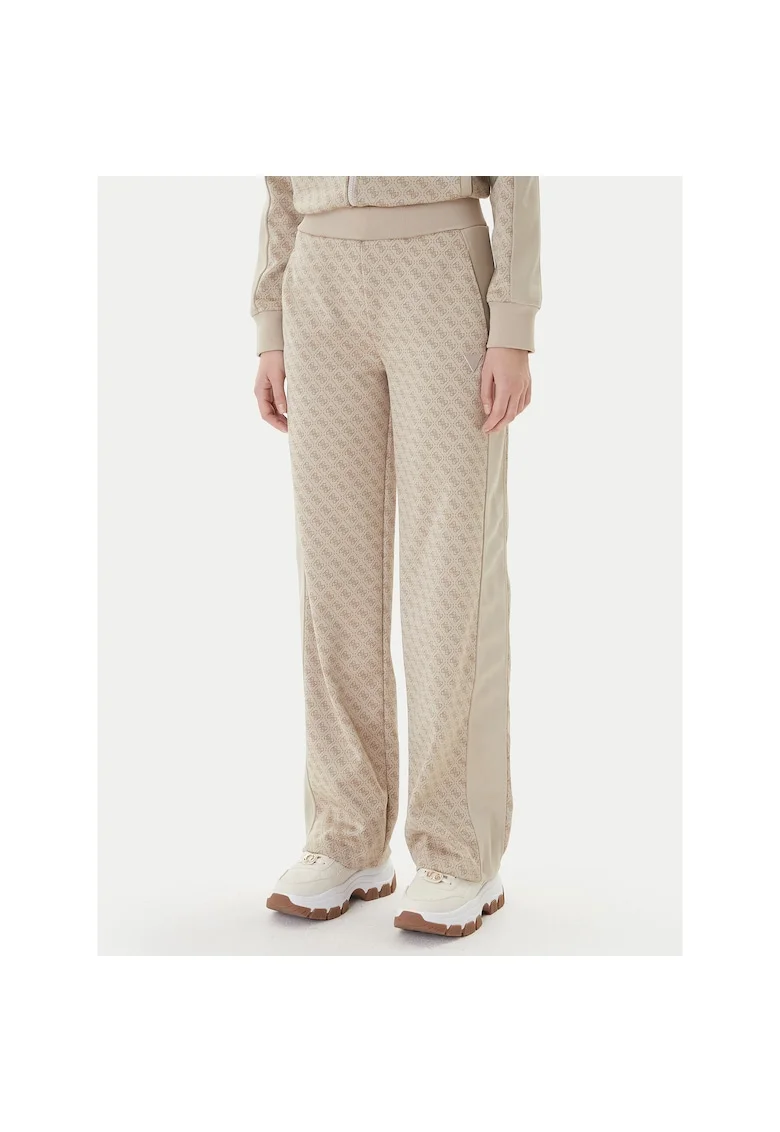 Pantaloni sport dama,  poliester,bej
