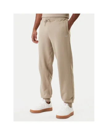 Pantaloni sport barbati,  bumbac, bej, 85% bumbac