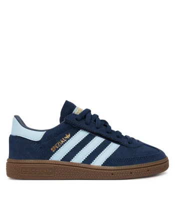 Pantofi sport copii,  Spezial, velcro, bleumarin, piele naturala,